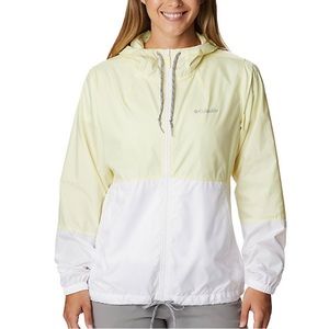 Windbreaker Jacket | Columbia | Yellow and White | Size 3X